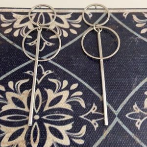 Silver dainty earrings from Etsy!